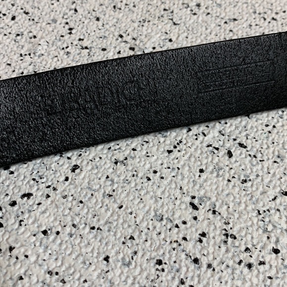 Badichi NY Madison Couture Collection Black Leather & Textured Rollbar Buckle - Picture 7 of 7